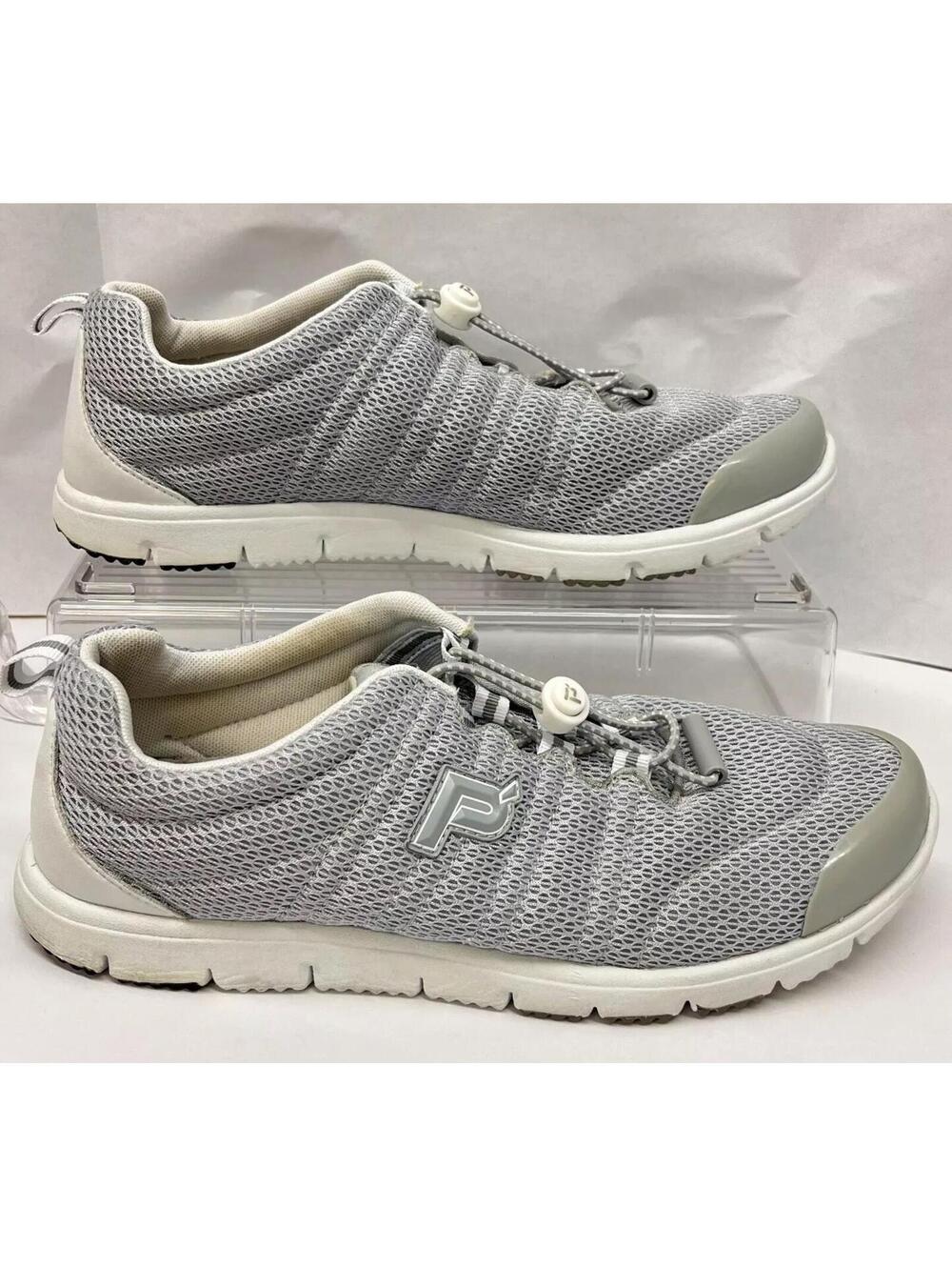 Propet Travel Walker II Athletic Shoes Womens US 9M Gray Mesh Sneakers W3239